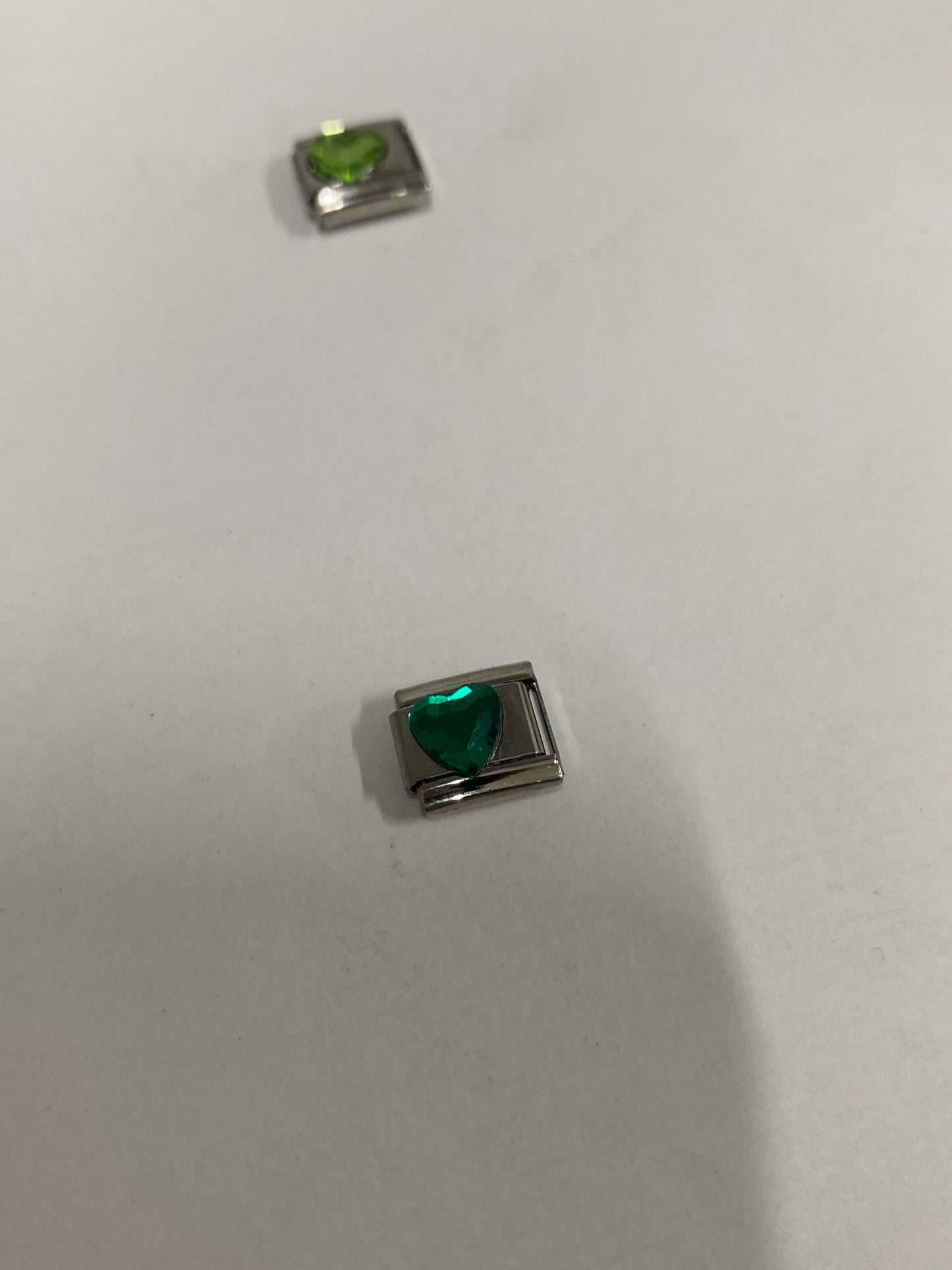 Zümrüt Kalp Charm