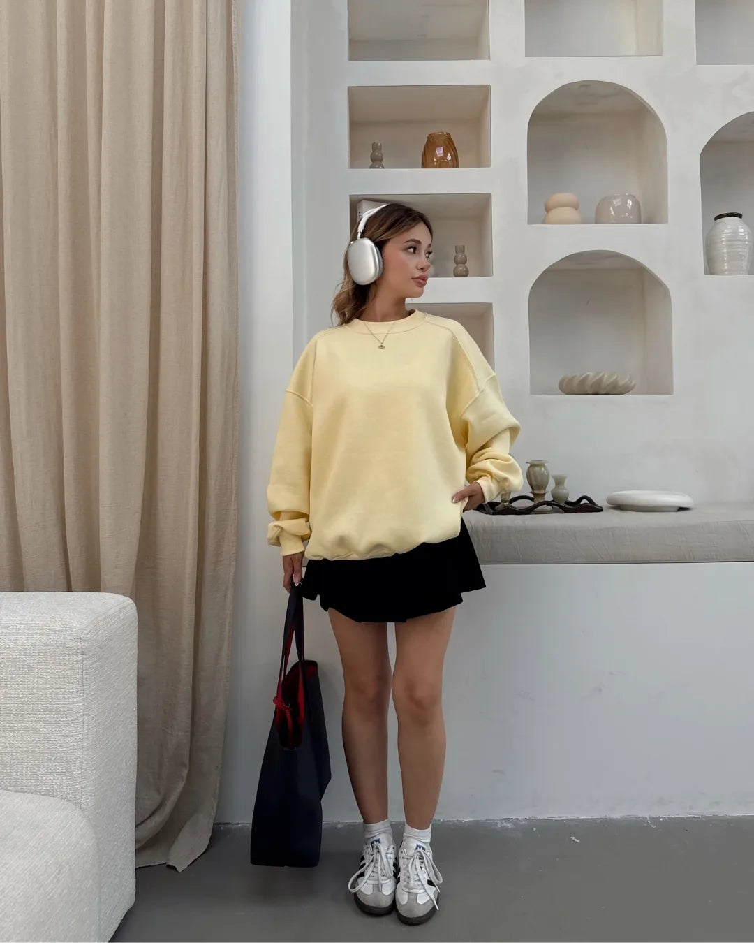 3 İplik Basic Sweatshirt