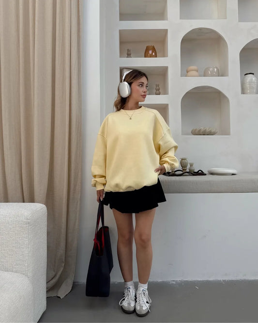 3 İplik Basic Sweatshirt