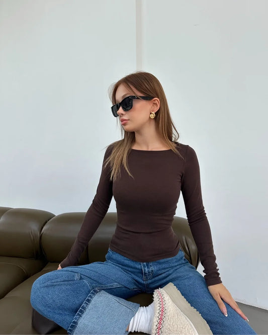 Modal Kayık Yaka Body