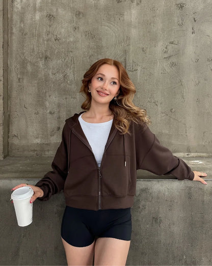 Kanguru Cep Fermuarlı