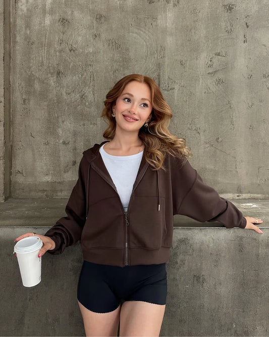 Kanguru Cep Fermuarlı