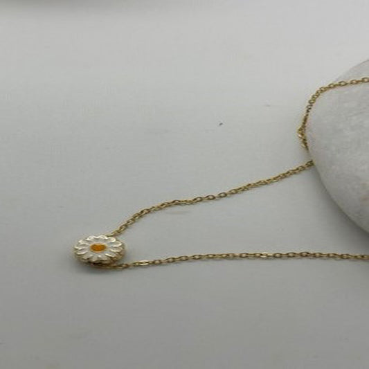 Minimal Gold Papatya Kolye