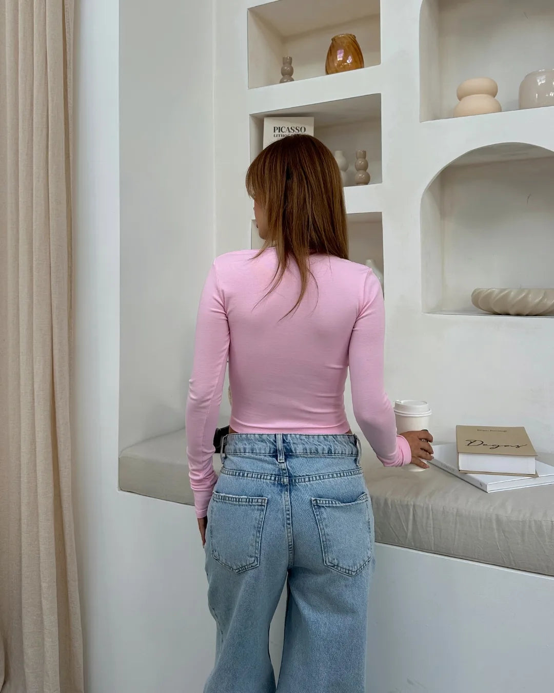 Kare Yaka Uzun Kol Body