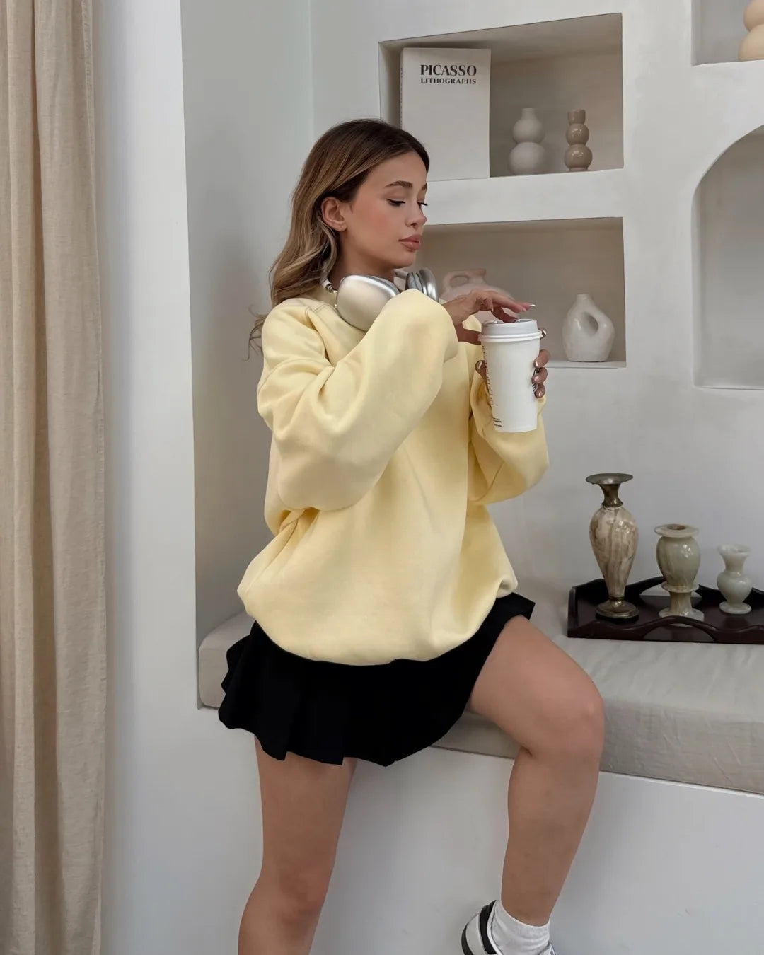 3 İplik Basic Sweatshirt