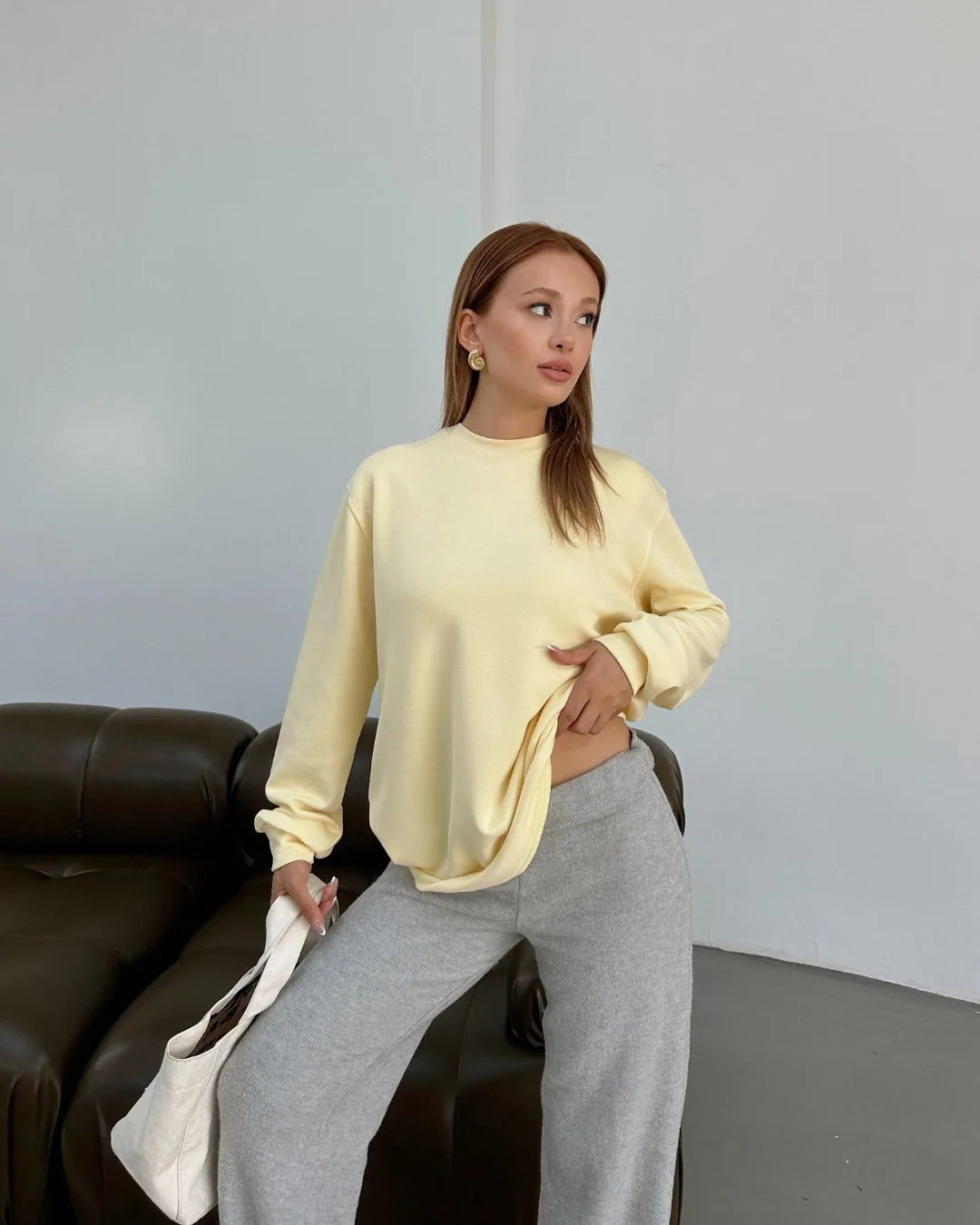 Soft Touch Salaş Basic Sweatshirt
