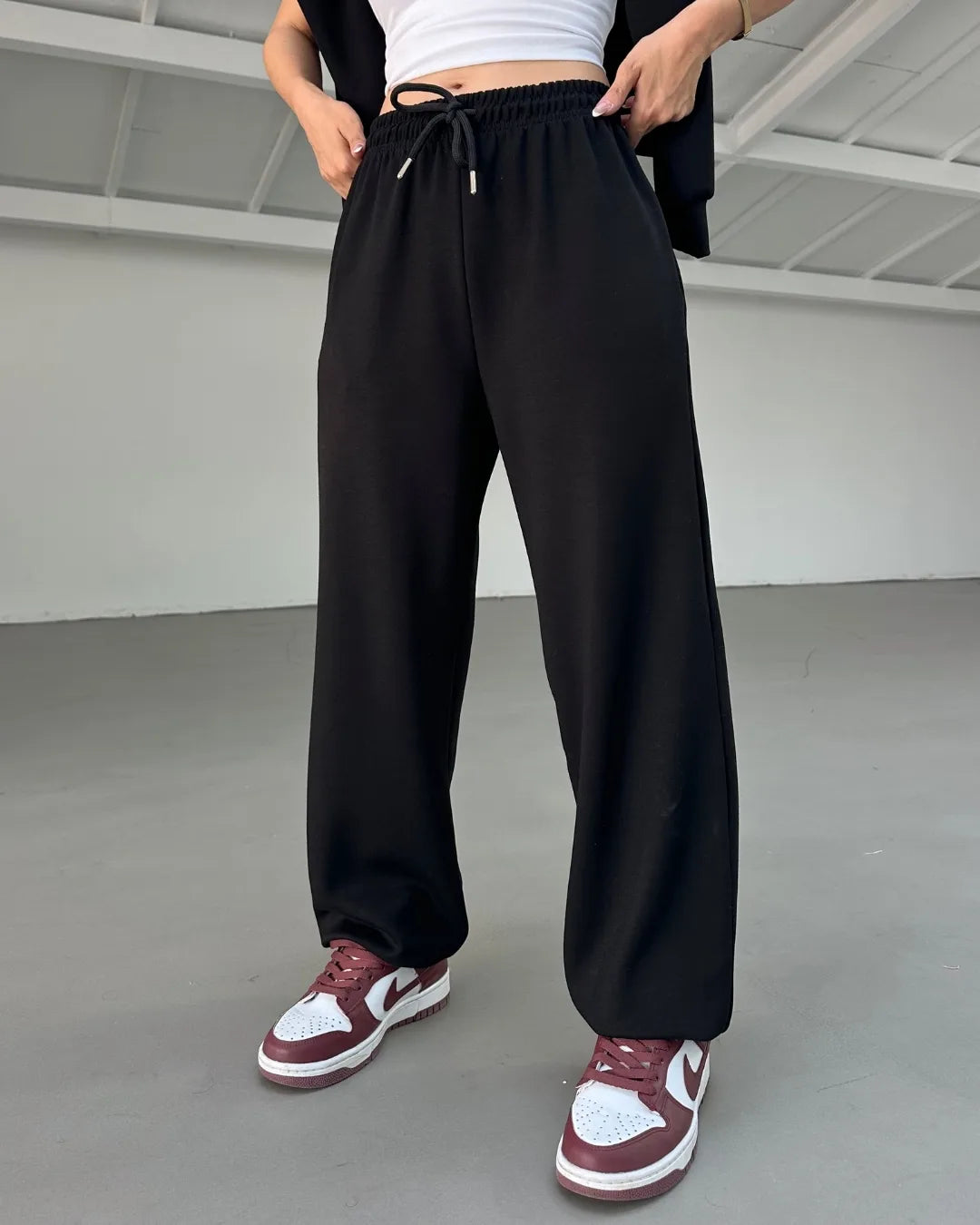 Soft Touch Paça Lastikli Eşofman Altı