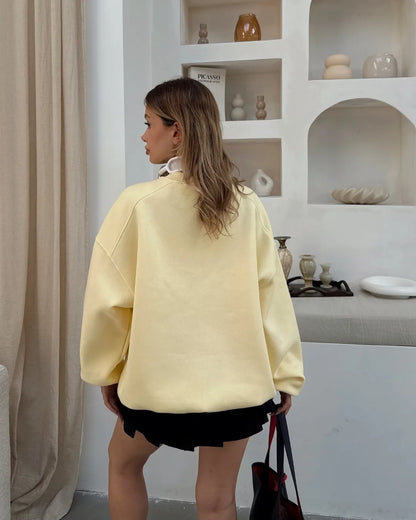 3 İplik Basic Sweatshirt