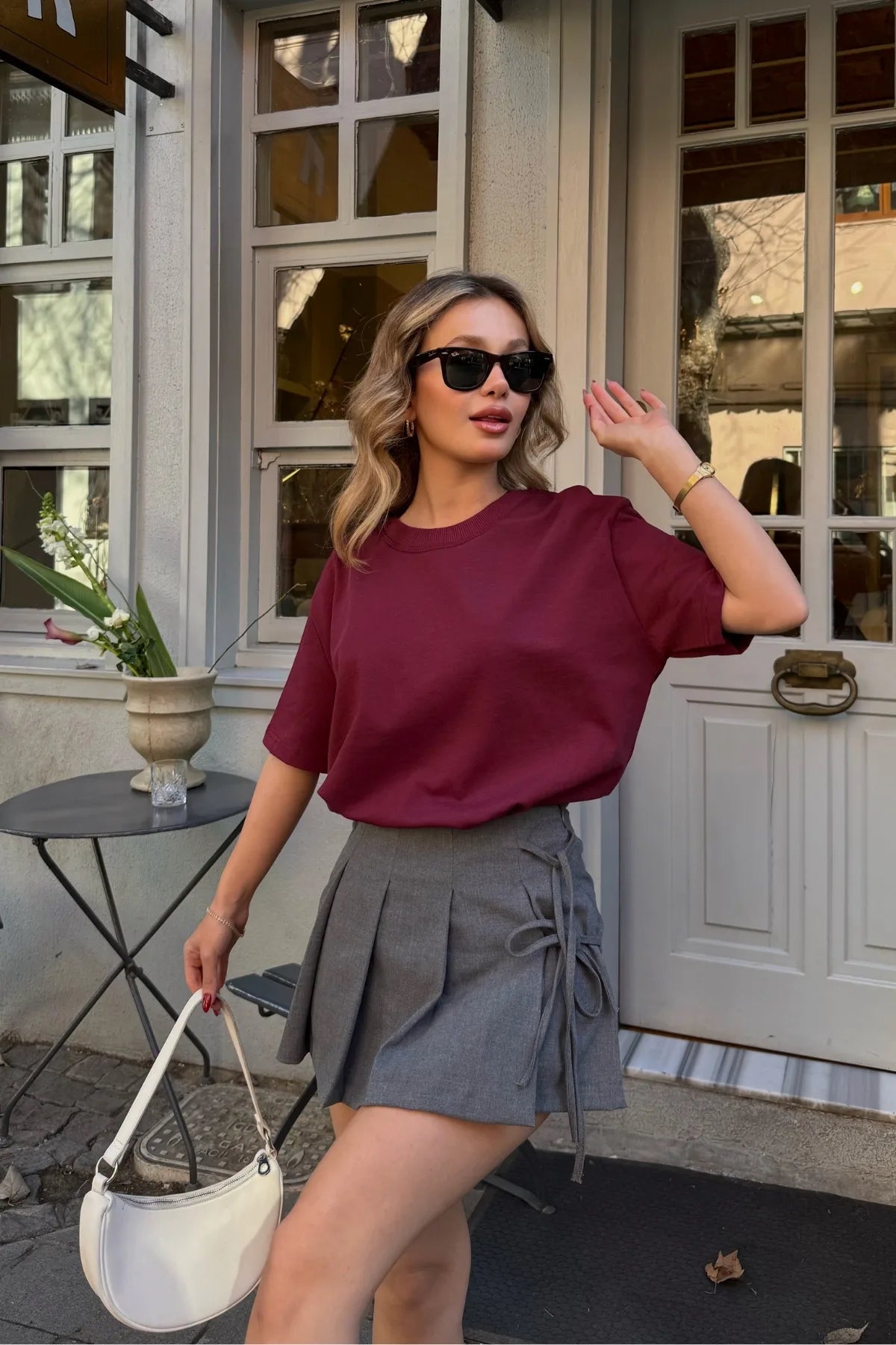 Karyoka Dikişli Kalın T-Shirt