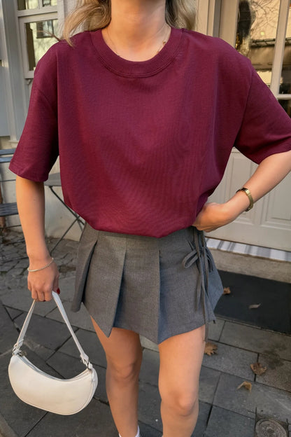 Karyoka Dikişli Kalın T-Shirt