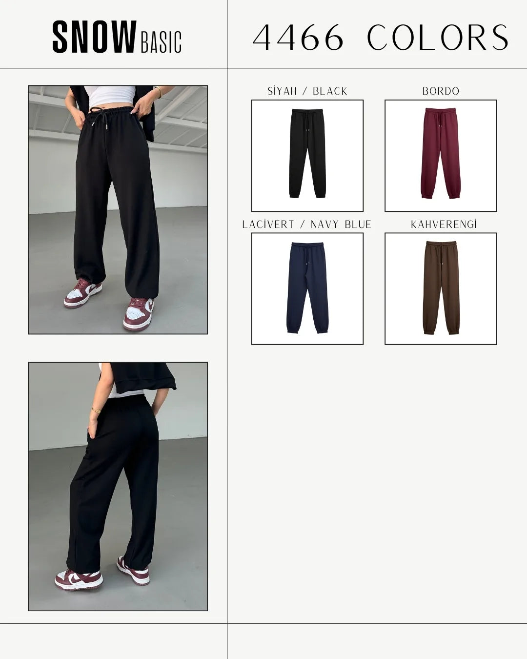 Soft Touch Paça Lastikli Eşofman Altı