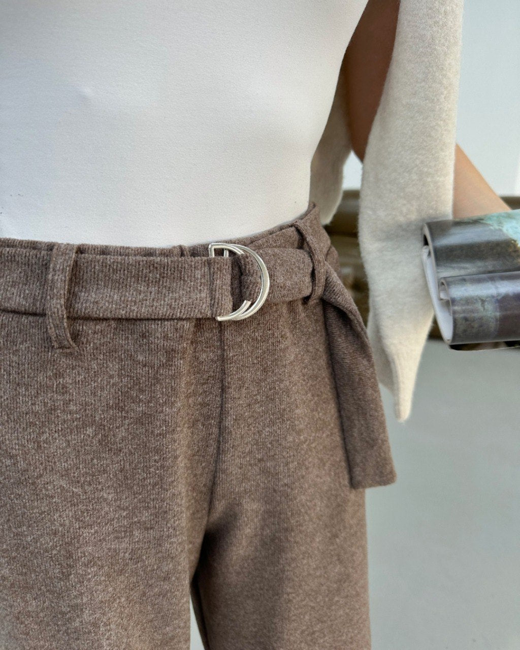 Soft Touch Kemerli Pantolon