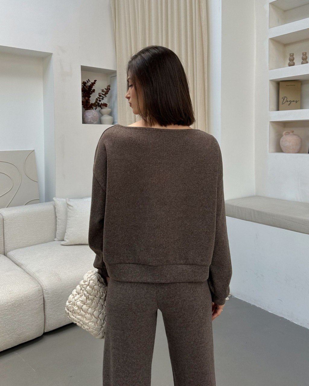 Kuş Gözü Taşlı Sweat