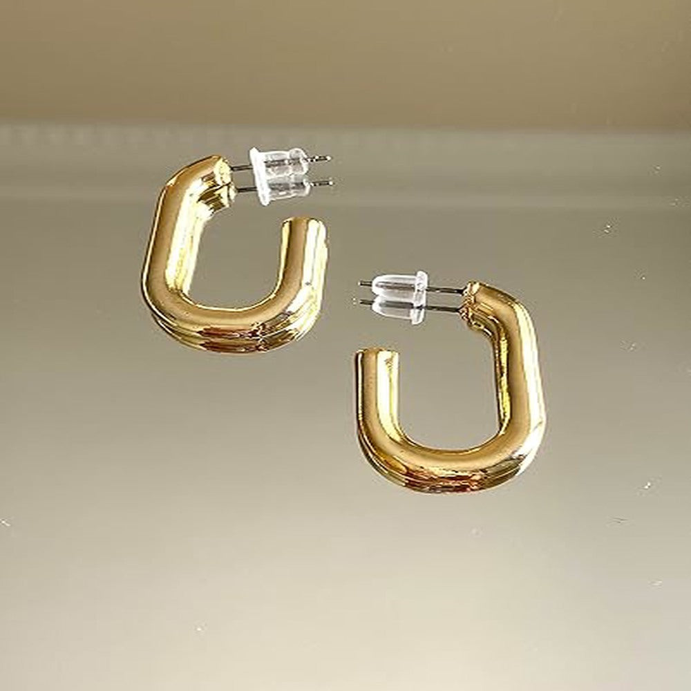 Gold L Model Küpe