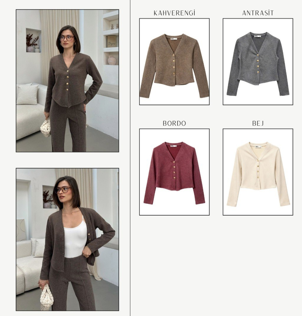 Selanik 4 Düğmeli Hırka