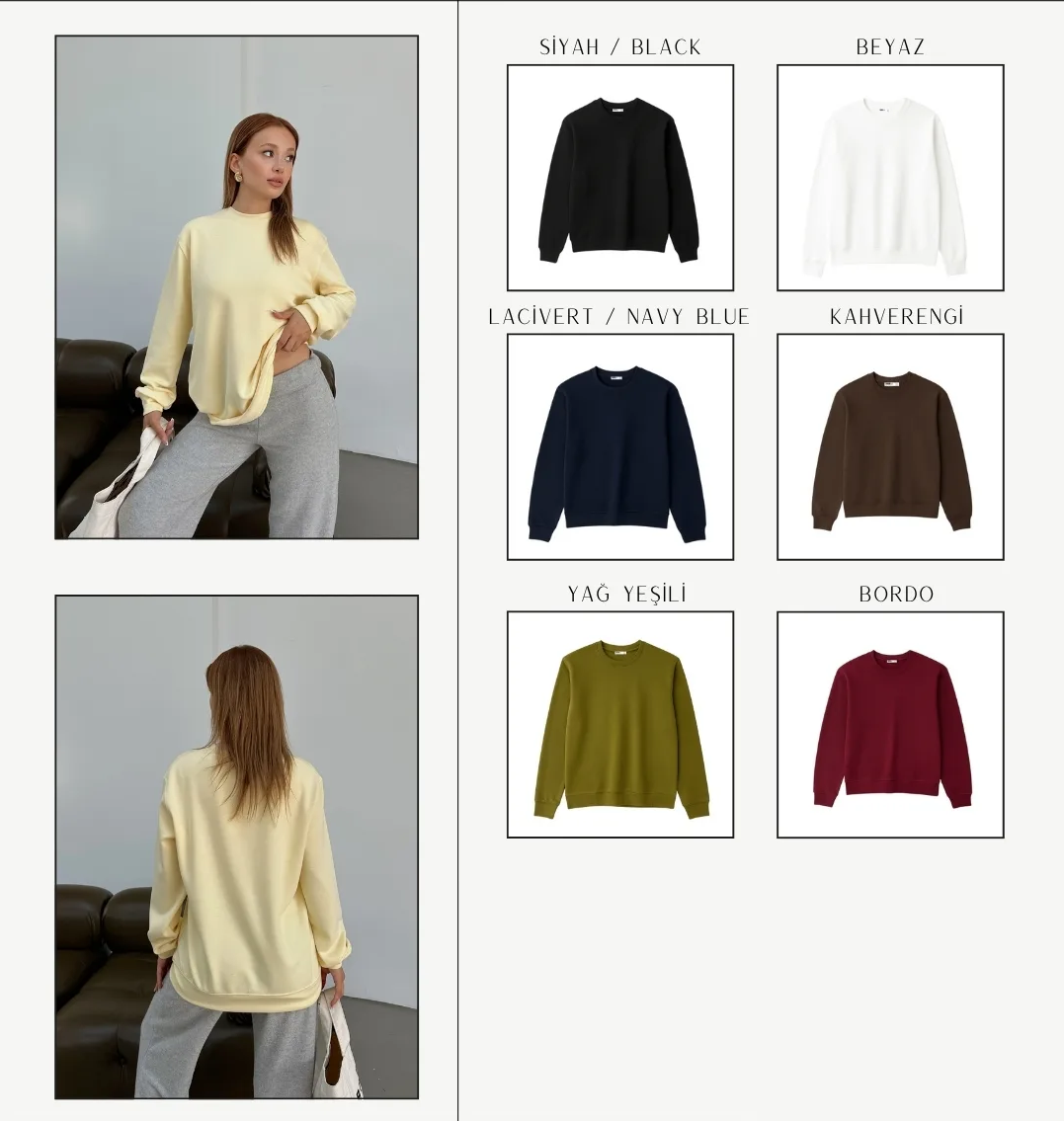 Soft Touch Salaş Basic Sweatshirt