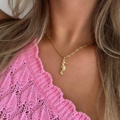 Deniz Atı Singapur Zincir Kolye