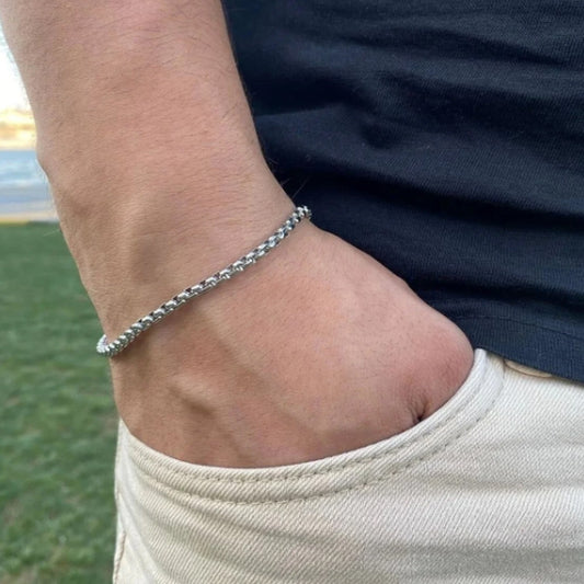 Erkek Örme Zincir Bileklik