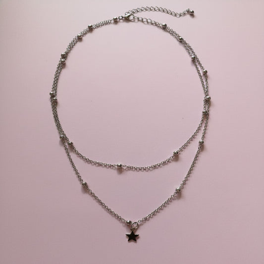 Zincir Yıldız Kolye Kombin Set