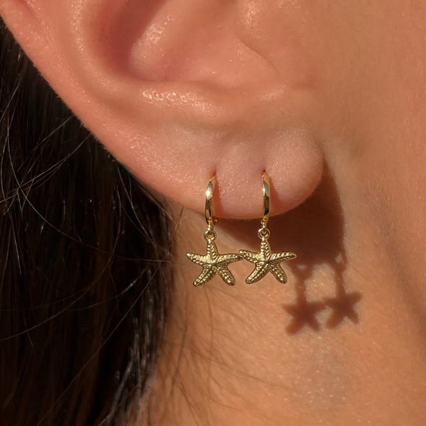 Deniz Yıldızı Küpe