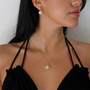 İrva Collection Sea Girl kolye featuring a delicate design with ocean-themed elements and a shimmering finish.