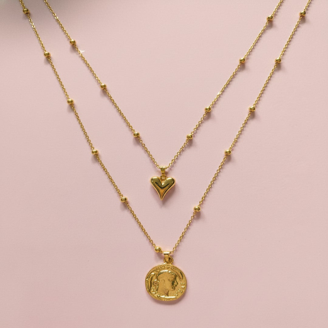 Madalyon Kolye Kombin Set