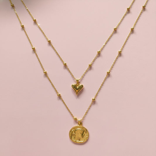 Madalyon Kolye Kombin Set