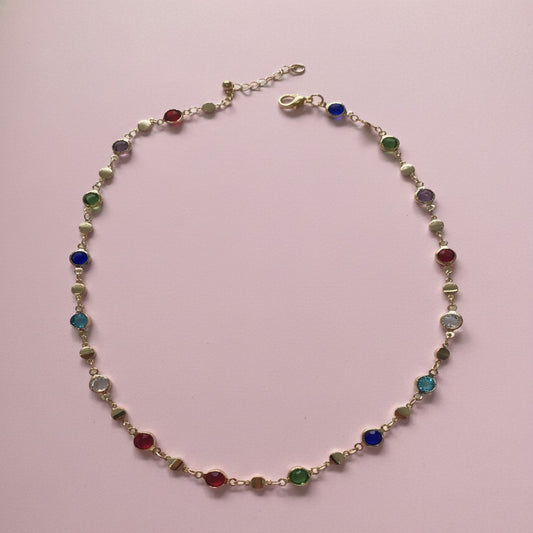 Renkli Taş Kolye