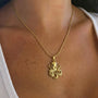 Kararmaz Ahtapot Kolye by İrva Collection featuring a detailed octopus pendant on a silver chain.