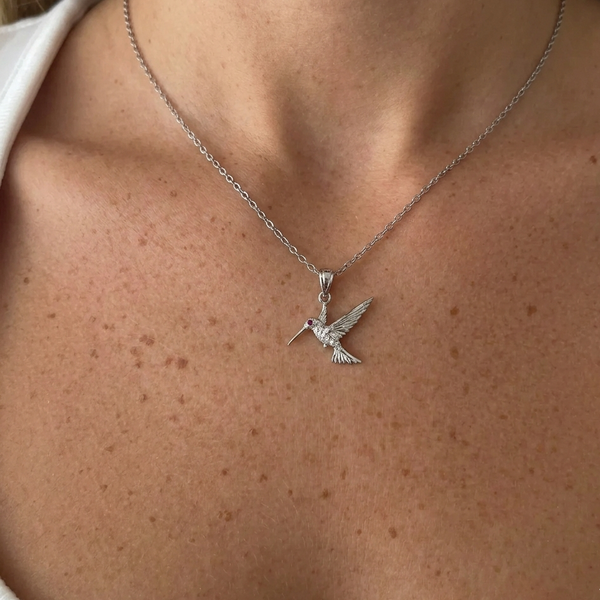 Kararmaz Mini Kuş Kolye