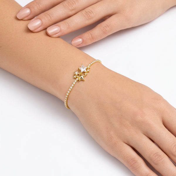 Rhinestone Star Dust Bileklik