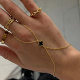 Gold İrva Collection şahmeran with intricate design, showcasing delicate chains and a stylish, elegant appearance.