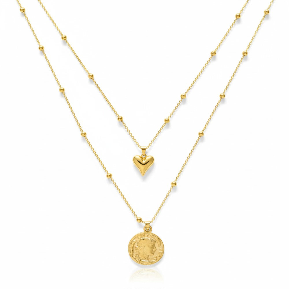 Madalyon Kolye Kombin Set