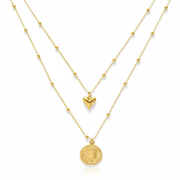 Madalyon Kolye Kombin Set