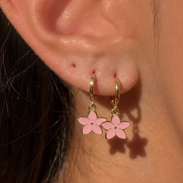 Lotus Çiçeği Küpe