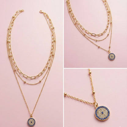 Nazar 3'lü Kolye Set