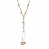 Elegant Kelebek Y Kolye necklace by İrva Collection featuring a butterfly pendant on a delicate chain.