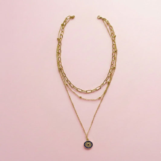 Nazar 3'lü Kolye Set