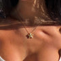 Silver Deniz Yıldızı Kolye by İrva Collection featuring a starfish pendant on a delicate chain.