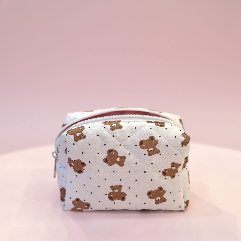 Ayıcıklı Mini Boy Makyaj Çantası