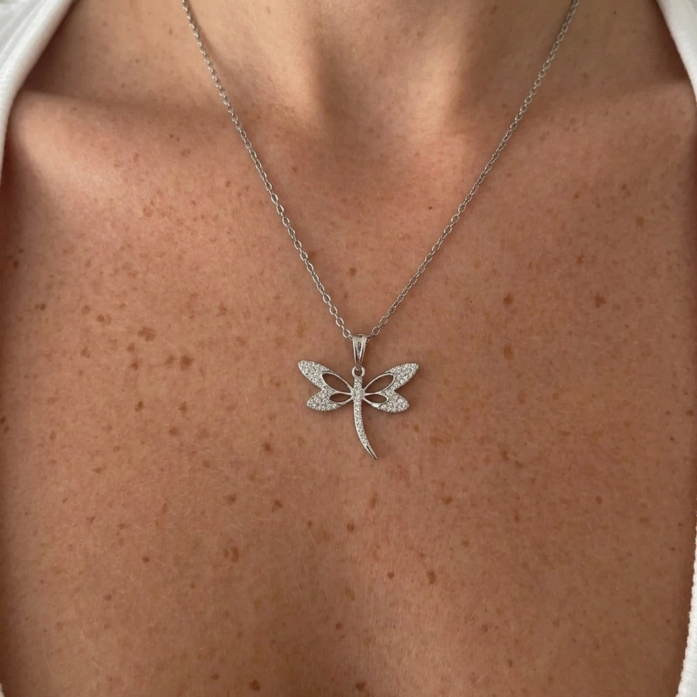 Kararmaz Gümüş Yusufçuk Kolye