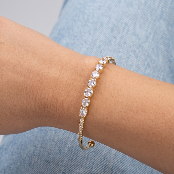Zirkon Taşlı Étoile 14K Kelepçe