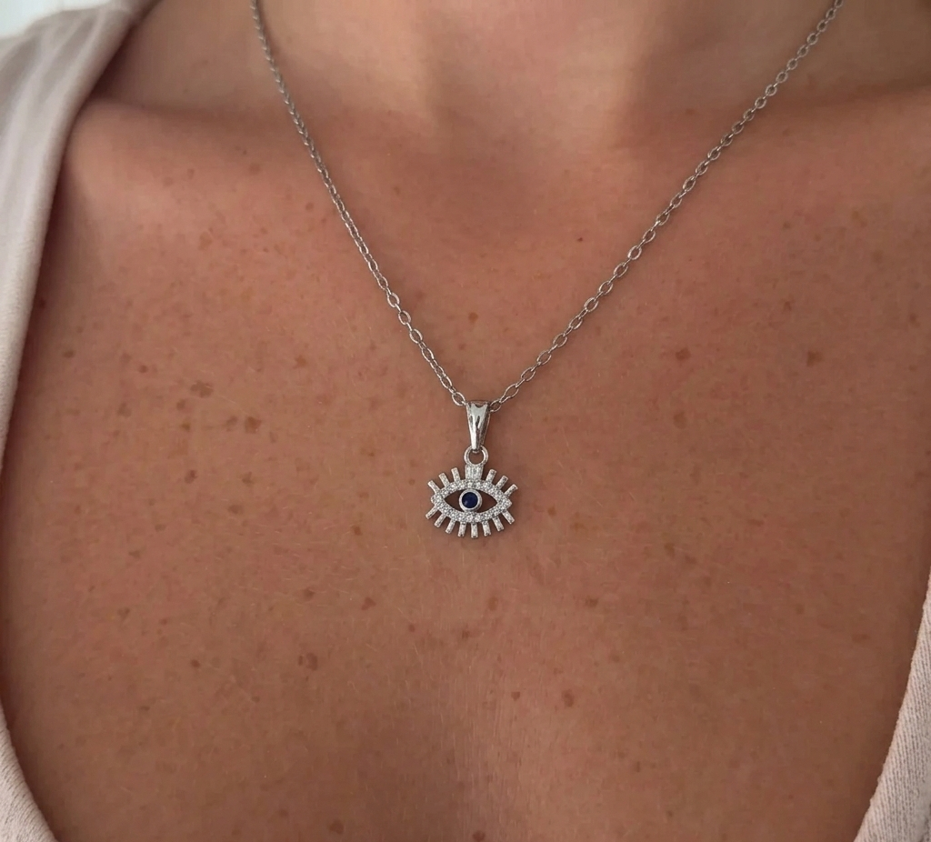 Kararmaz Mini Göz Kolye