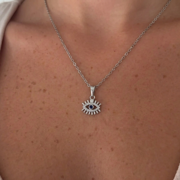 Kararmaz Mini Göz Kolye