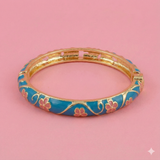 Mavi Mineli Kelepçe - İrva Collection