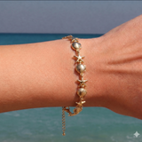 Sea Girl Bileklik by İrva Collection featuring a stylish and colorful beaded bracelet with sea-inspired design elements.