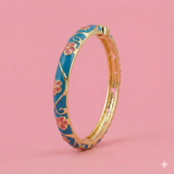 Mavi Mineli Kelepçe - İrva Collection