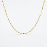 Gold-colored chain necklace from İrva Collection featuring a delicate design and a polished finish.