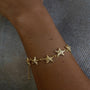 Kararmaz Yıldız Bileklik by İrva Collection featuring a celestial star design on a delicate bracelet.
