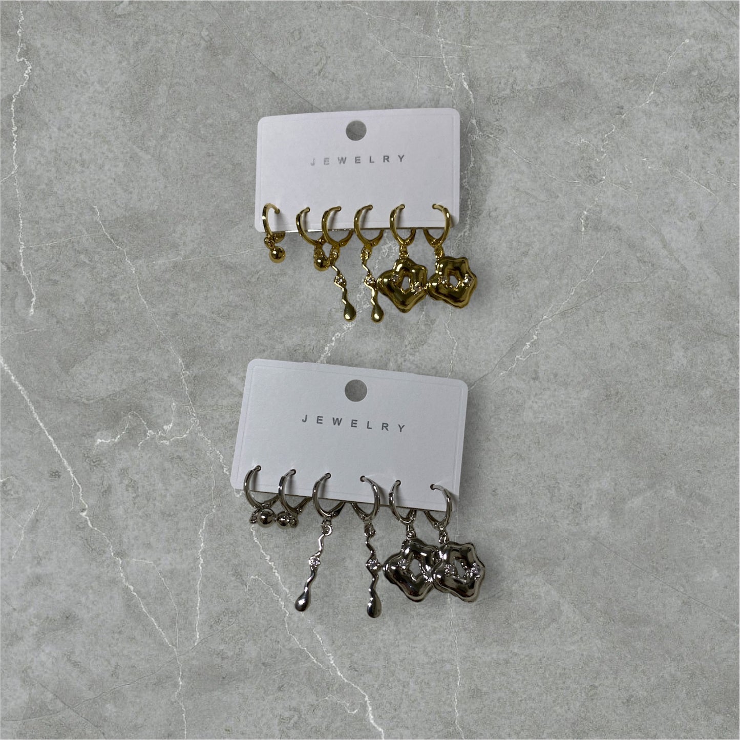 Çelik Kararmaz Küpe Set
